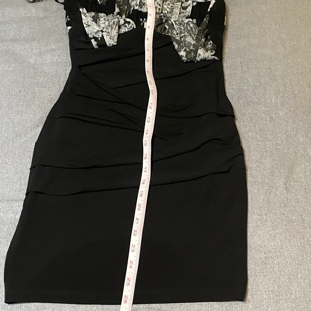 Sweet Storm Black and White Dress - Picture 4 of 7
